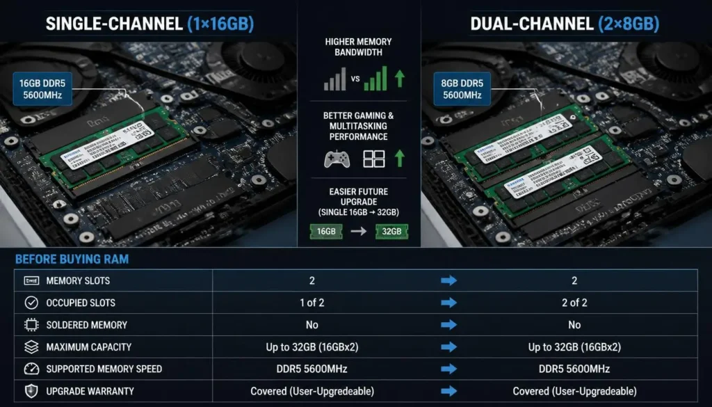 Single-Channel vs Dual-Channel RAM