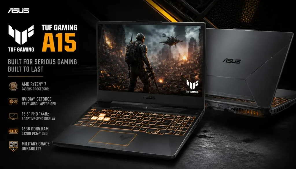 ASUS TUF Gaming A15 – Best Overall