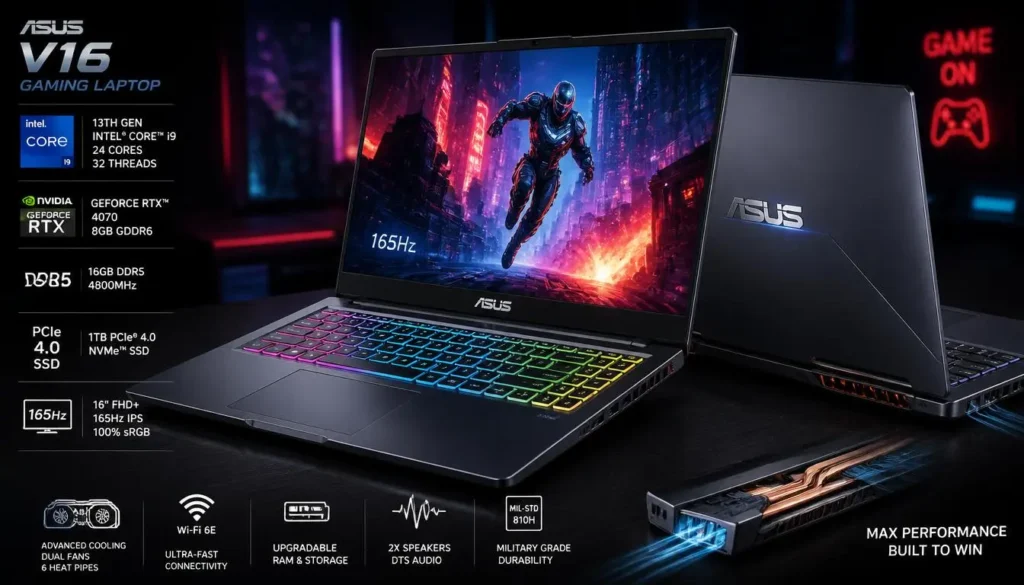 ASUS V16 Gaming Laptop 