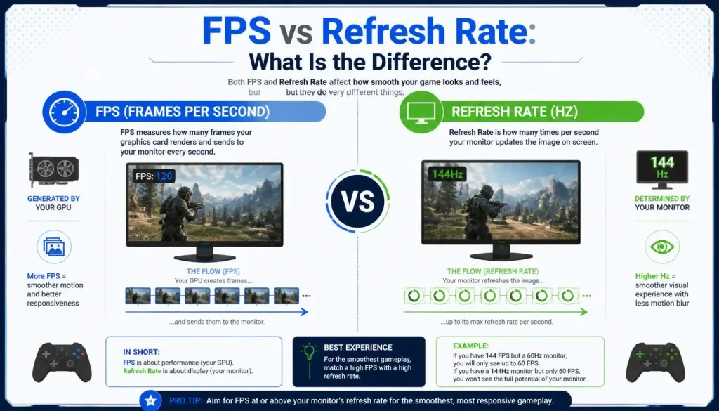FPS vs Refresh Rate What Is the Difference