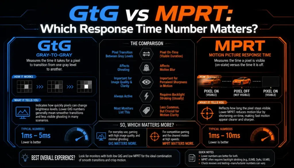 GtG vs MPRT Which Response Time Number Matters