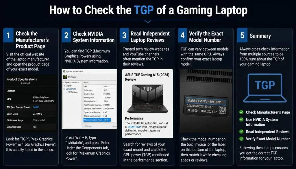 How to Check the TGP of a Gaming Laptop