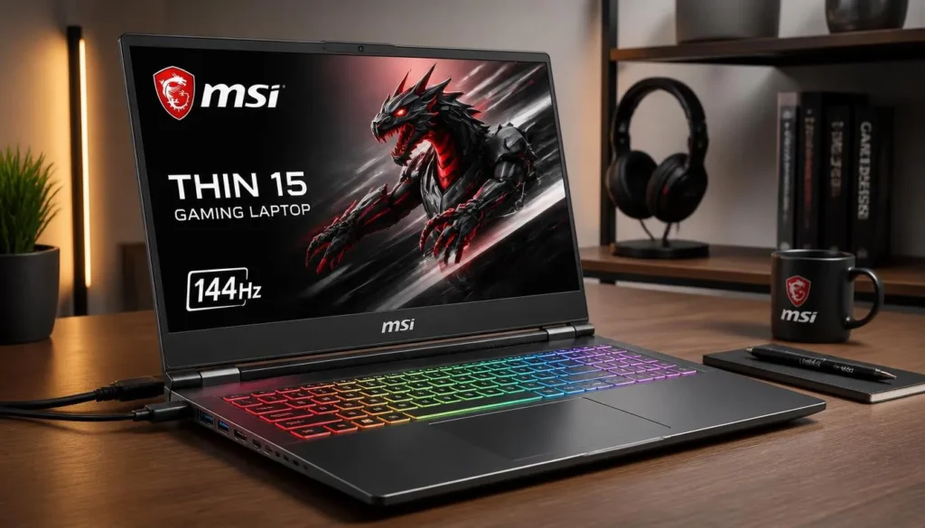 MSI Thin 15 Gaming Laptop