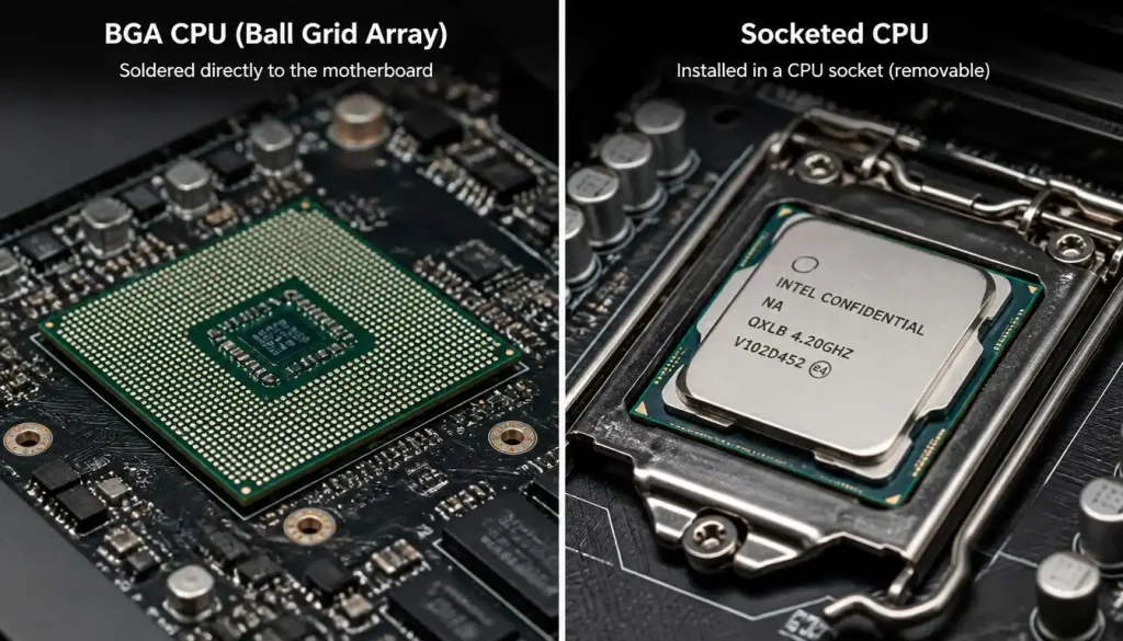 BGA vs Socketed Laptop CPUs