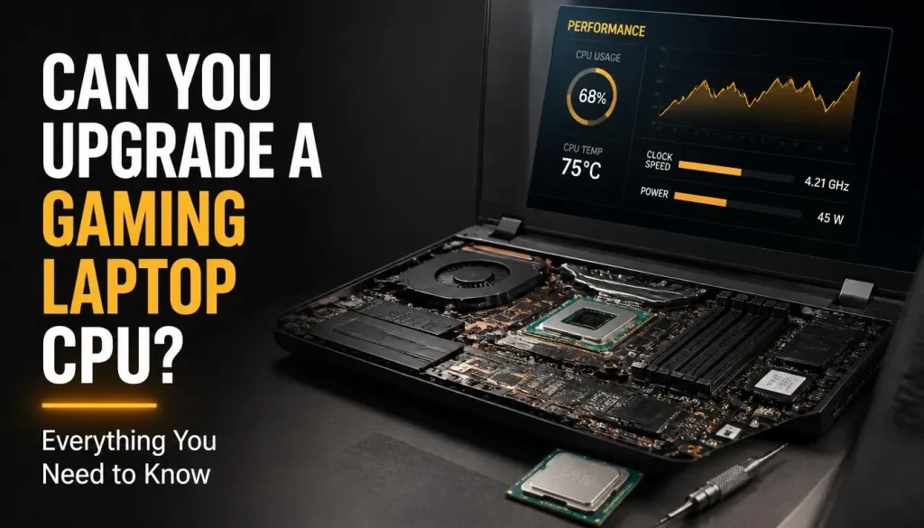 Can You Upgrade a Gaming Laptop CPU