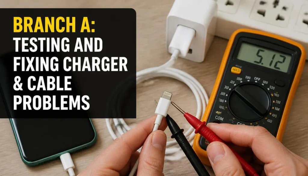 Branch A Testing and Fixing Charger & Cable Problems