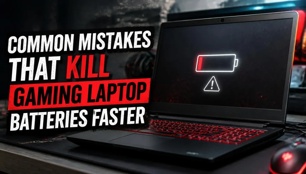 Common Mistakes That Kill Gaming Laptop Batteries Faster