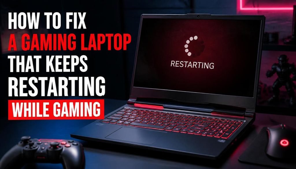 How to Fix a Gaming Laptop That Keeps Restarting While Gaming