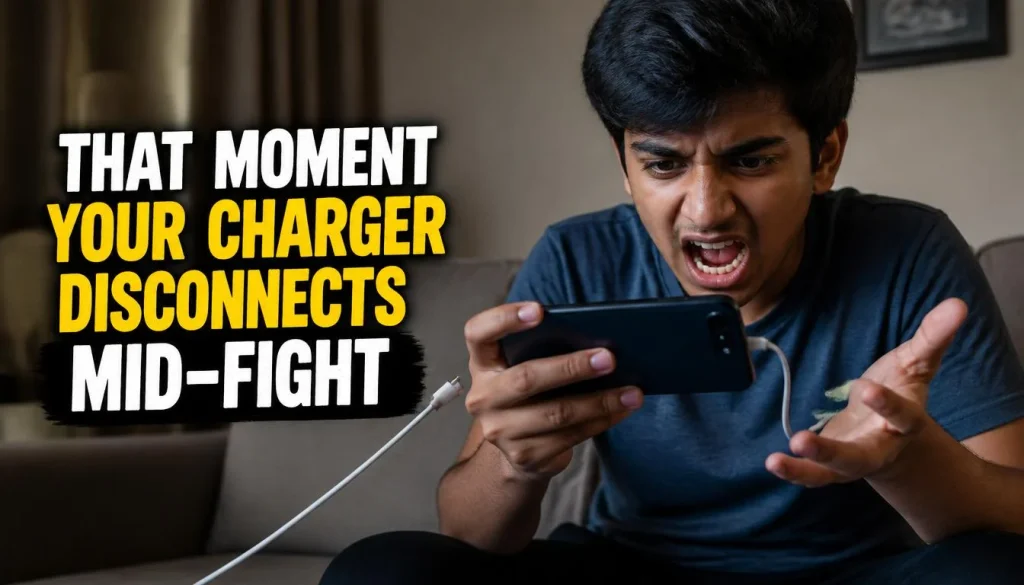 That Moment Your Charger Disconnects Mid‑Fight 