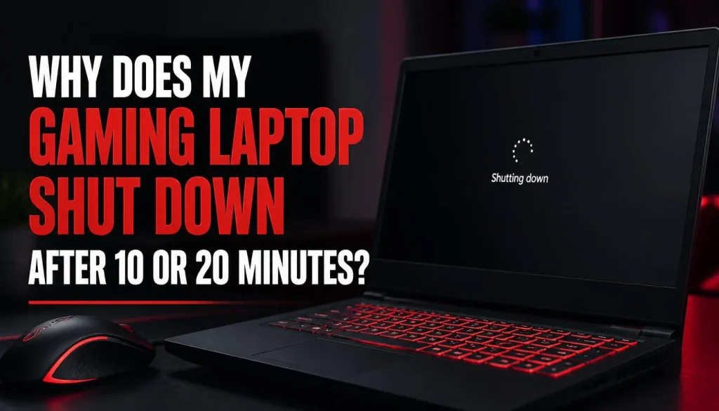 Why Does My Gaming Laptop Shut Down After 10 or 20 Minutes