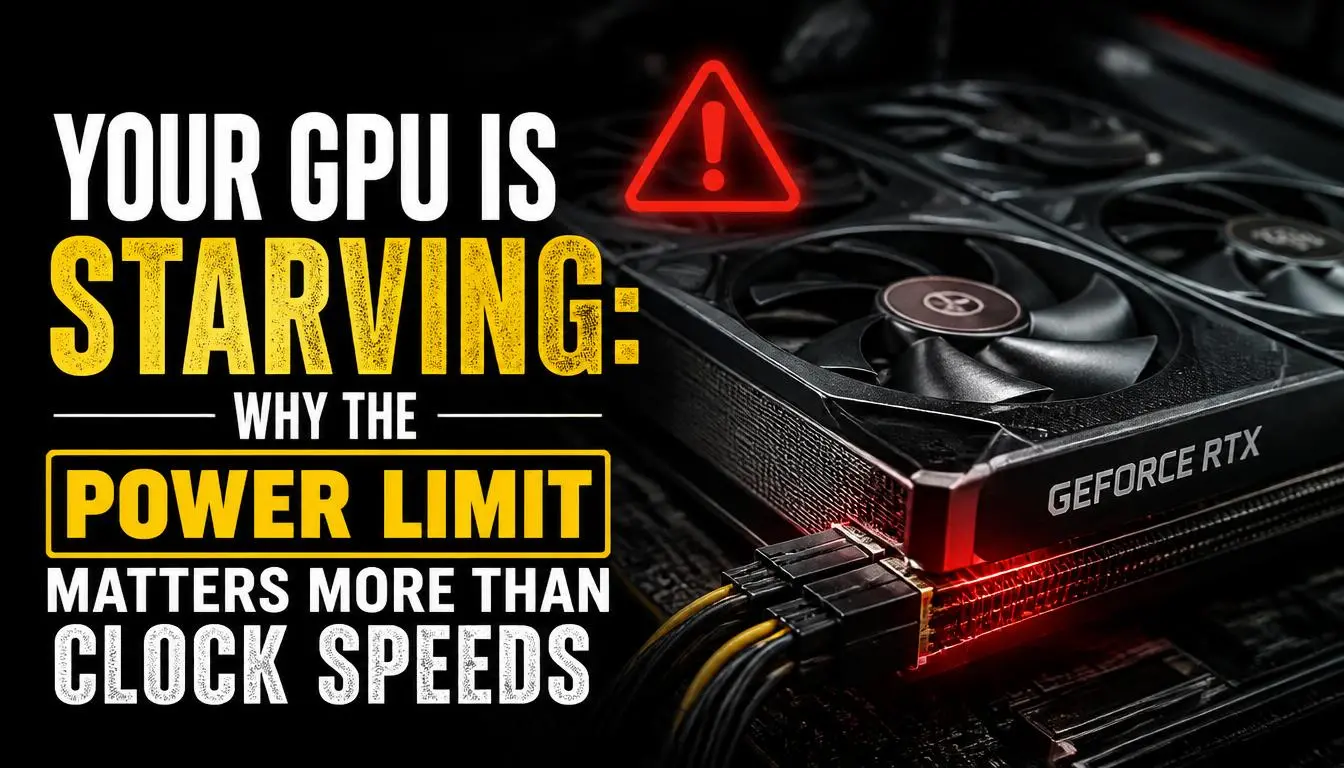 Your GPU Is Starving Why the Power Limit Matters More Than Clock Speeds
