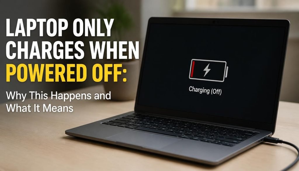 Laptop Only Charges When Powered Off: Why This Happens and What It Means