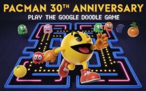 Pacman 30th Anniversary: Play the Google Doodle Game