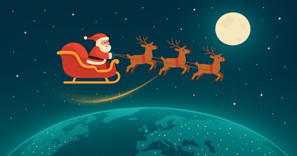 Live Santa Tracking on Christmas Eve