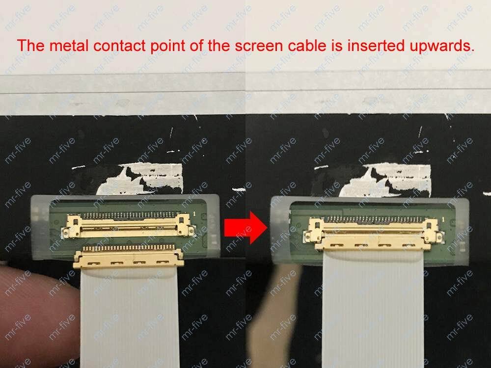 laptop eDP display cable connection
