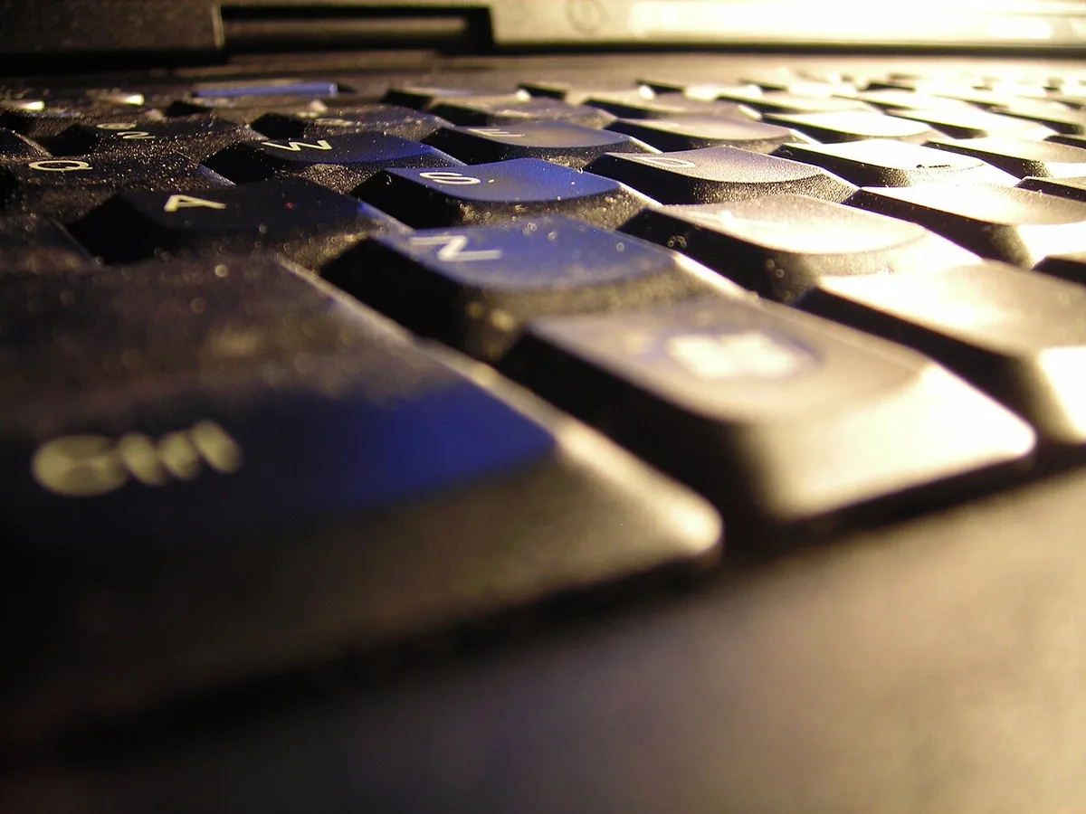 Built-in laptop keyboard