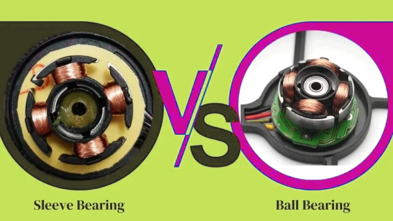 fan bearing types comparison diagram