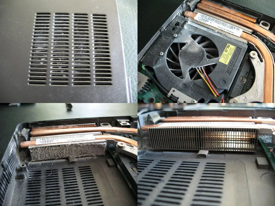 fan dust buildup