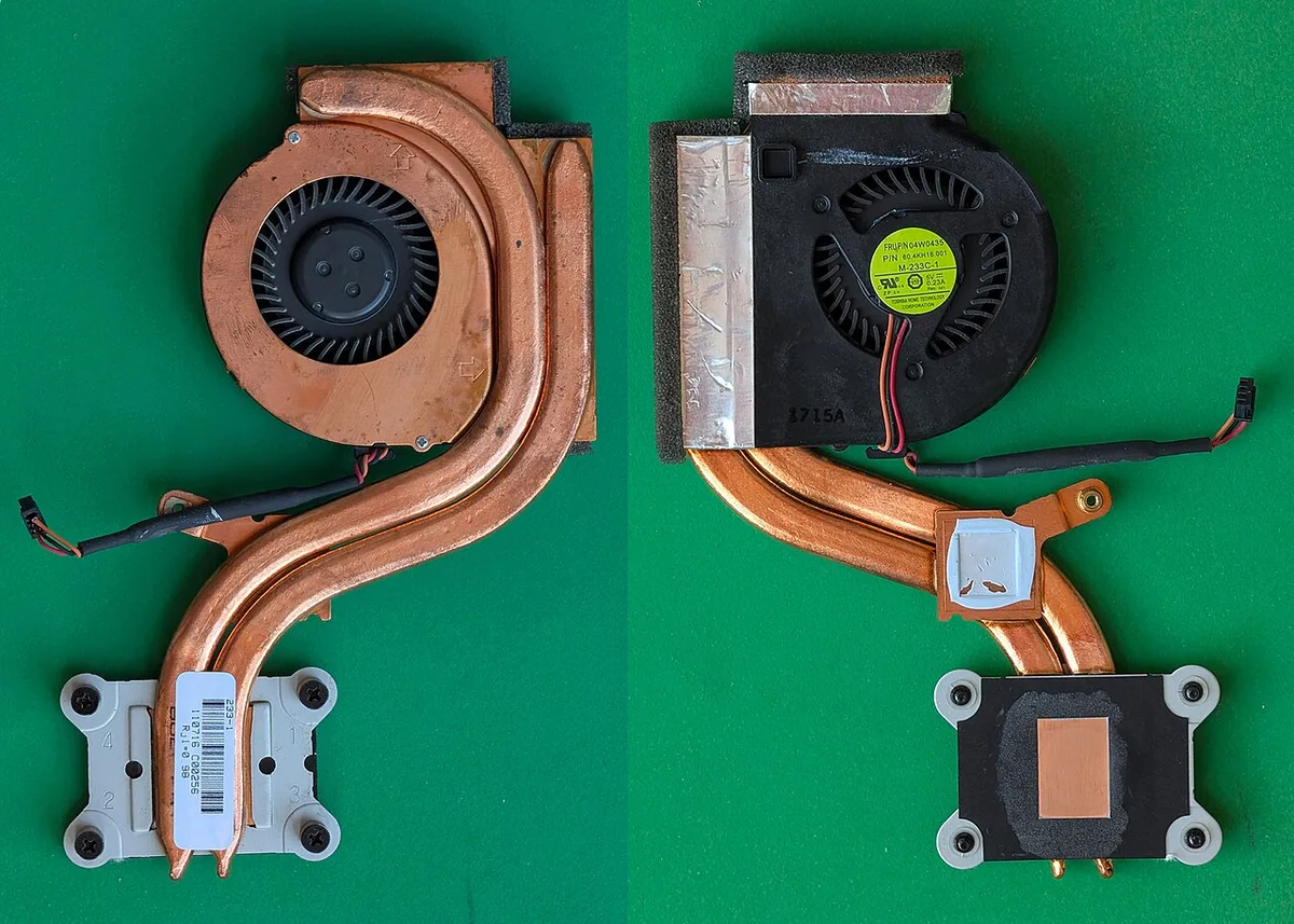 heatsink and fan assembly