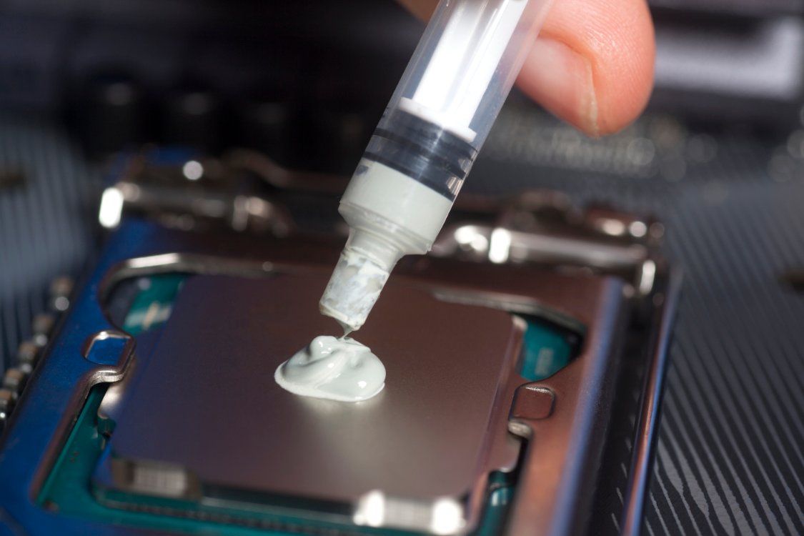 thermal paste application