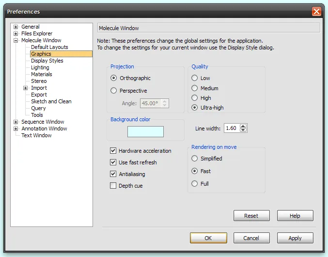 Windows Graphics Settings
