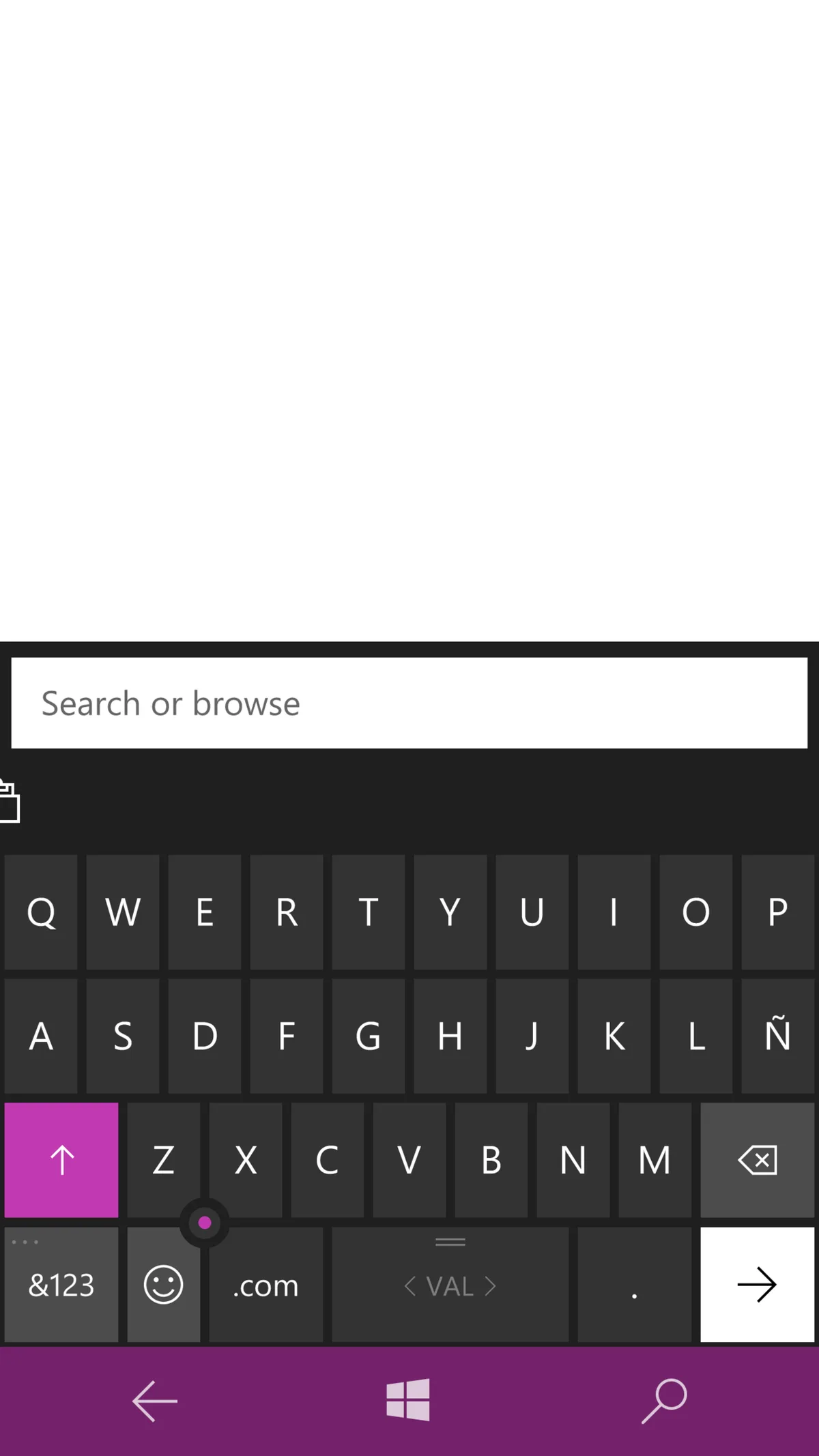Windows keyboard settings